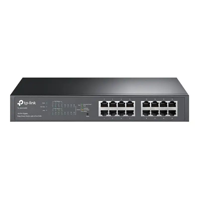 TP-LINK 16-Port Gigabit Desktop - Rackmount Switch (TL-SG1016PE)_1